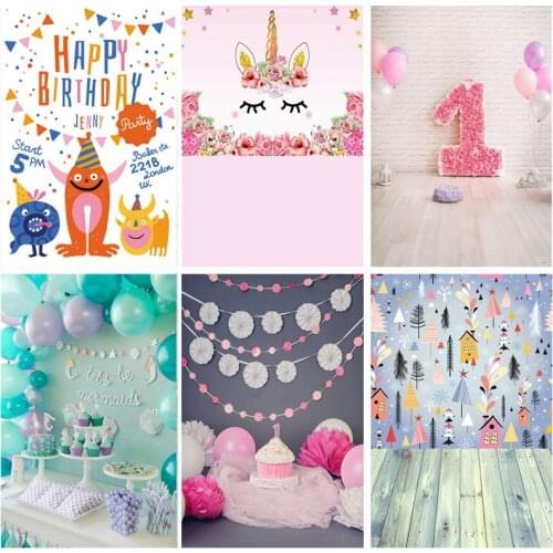 Children Birthday Cartoons Photography Backdrops Baby Newborn Portrait Photo Background Party Studio Photocalls Props1911CXZM-20