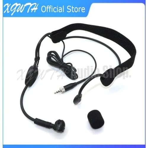 Headset Microphone Headworn Condenser Super Cardioid Mic for Sennheiser ME3 G2 G3 G4 Wireless Microphones System Body Pack 3.5mm