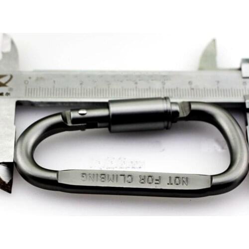 2 pcs Keychain Carabiner portable Outdoor tools for keys Hanging Hook Fit Tactical camping survival Climbing Army China