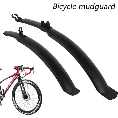 2PCS Bike Mudguard Set Mountain Bike Front / Rear Tire Mudguards 26 inch Quick Release Bike Wings Lengthen Durable Wheel Fenders