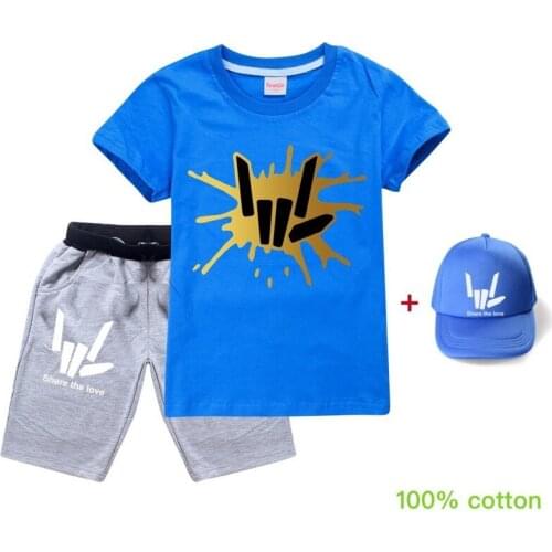 Toddler boys clothing sets kids Summer Baby Clothes Set girl casual sport outfit children Clothes share the love t shirt Suit