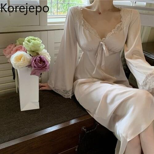 Женские ночные рубашки Korejepo China At AliExpress