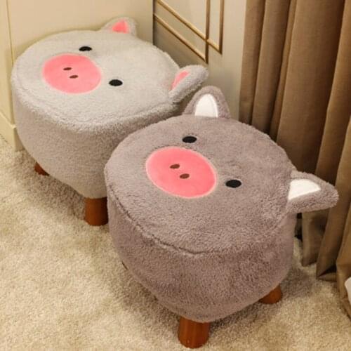 Furniture Shoe Ottoman Living Room Furniture Little Pig Stool Cartoon Stool For ShoesМебель الأثاث المنزلي가구 стул Chaise 가구 홈 가구