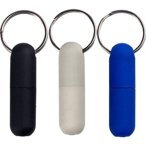 New 1pcs Silicone cigar punch with rubber coated Blade Key Ring Chain Draw Hole Black Cutter Dart For Cigars