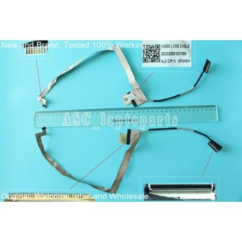 New Original LCD LED Screen Video Flex Cable For DELL Alienware 17 R1 M17X R5 R6 P18E 17X Display Cable FNH0H DC02001O100