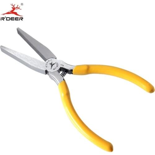 6"150mm Flat Nose Pliers No Teeth High Carbon Steel Long Nose Plier For Jewelry DIY Multitool