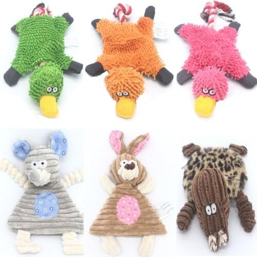 Plush Ring Paper Pet Dog Squeak Toy for Small Dogs Chihuahua Cleaning Teeth Puppy Toys Pet Accessories for Dogs zabawki dla psa