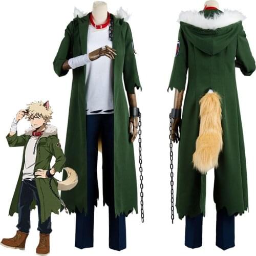 Boku no Hero Academia My Hero Academia Katsuki Bakugou Cosplay Costume Outfits Halloween Full Sets