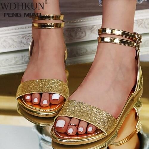 Womens Sandal New Style Thick Soles Open Toe Fashion Womens Sandal Summer Hot Style Simple Casual Comfortable Womens Shoes