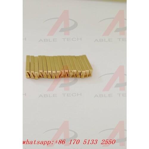 Fonts with the alphabet for hot stamping foil coding machine(0-9 each one 6pcs,EXPLOTMFG each one 2pcs, symbols 6pcs)