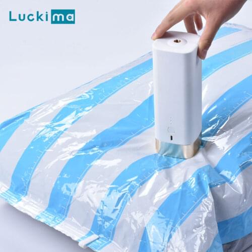 Super Powerful Vacuum Pump with Clothes Storage Bag 4000mAh USB Charging Vacuum Sealer Pump for Clothes Food Compressed Bags