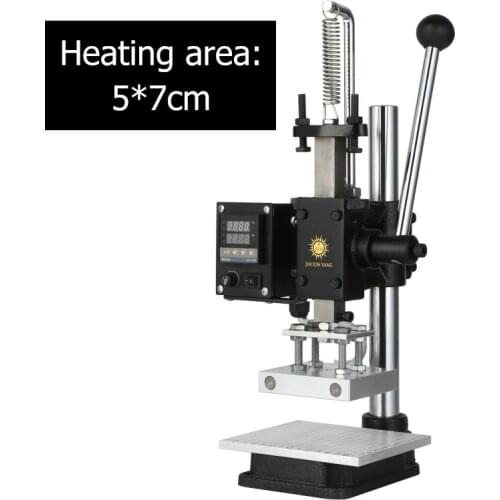 Heat Press Machine Leather Embossing Foil Gold Hot Stamping Machine Multi-Function Digital Display Hot Stamping Leather Machine