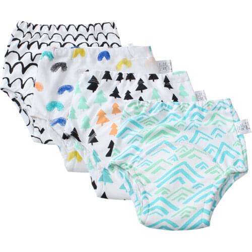 Babyfriend Wholesale Baby Training Pants Toddler Kids Diaper Nappies Childrens Underwear Reusable Panties for Toilet Training