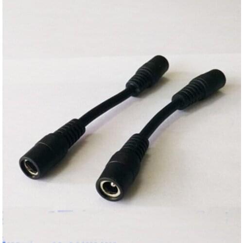 10A/2464/18AWG Copper Cord DC5.5*2.1 Connector Female to Female Jack Extension Power Cable for Auto Air purifier GPS Navigator