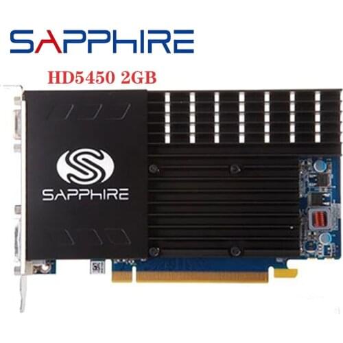 SAPPHIRE HD 5450 2GB Graphics Card GPU For AMD HD6450 2GB 625/650Mhz Desktop Graphics Video Card Radeon HD 5450 2GB GDDR3 Used