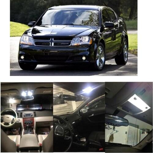 Interior Led lights For 2011 Dodge Avenger Caliber Challenger Charger Durango Journey Nitro Grand Caravan