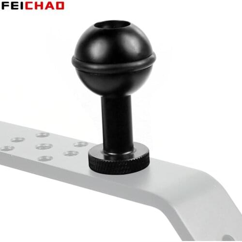 BGNing 1inch Ball Head Adapter 1/4 M5 Adjustable Screw Fixed Mount Anti-loose Camera Underwater Diving Photography Bracket Parts