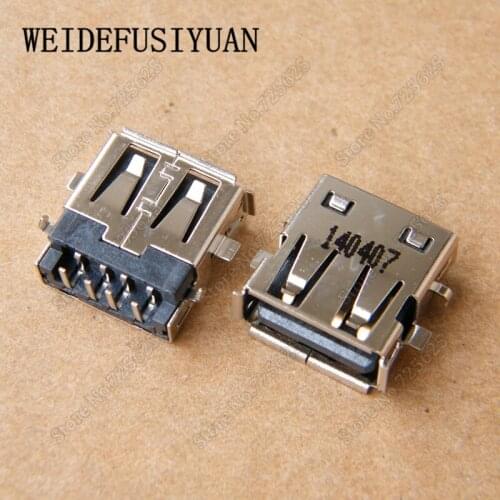 10PCS USB 2.0 Jack Socket Port Connector for Samsung NP530U3C NP740U3E N210 N510 NP680Z5E NP740U3E XE500C21
