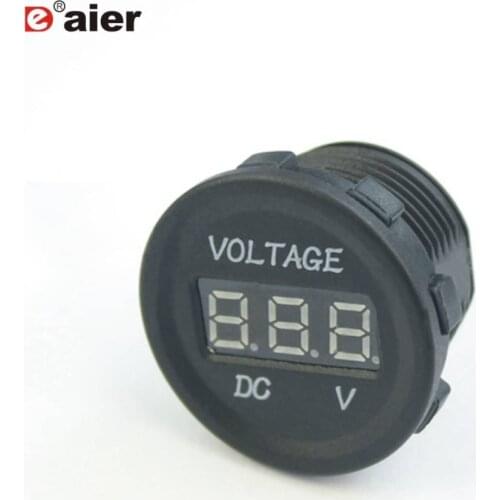 20PCS DS4010 Marine Waterproof 12V-24V Car Digital Voltmeter Power Outlet Socket