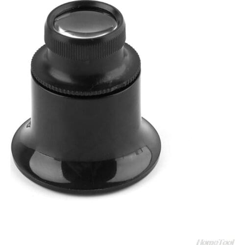 20X Jeweler Watch Magnifier Tool Monocular Magnifying Glass Loupe Lens Black M06 21 Dropshipping