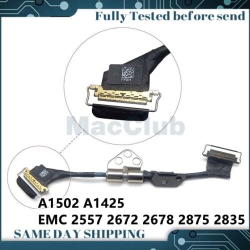 A1502 A1425 LCD LVDs Cable Display Screen Flex Cable For MacBook Retina A1425 A1502 EMC 2557 2672 2678 2875 2835 LVDS cable
