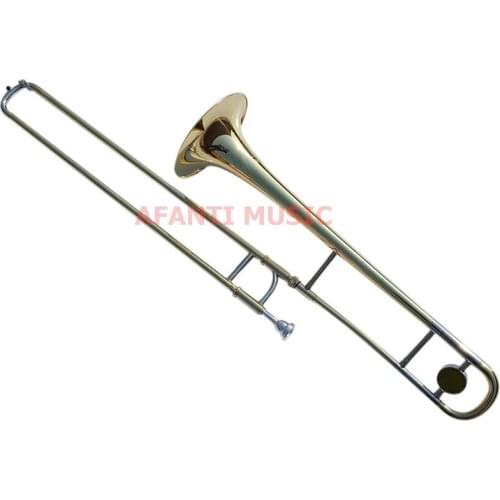 Afanti Music Bb tone / Yellow Brass / Gold finish Trombone (ATB-119)