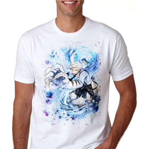 Bungou Stray Dogs Anime Shirt Manga T-Shirt Unisex Cotton Tee Gift Quality n777