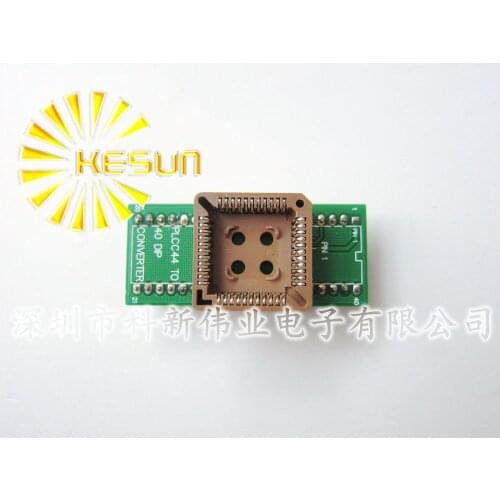 FREE SHIPPING PLCC44 to DIP40 EZ Programmer Adapter Socket IC Test Socket
