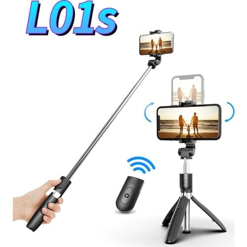 Bluetooth Selfie Stick with Tripod Plastic Alloy Self Stick Selfiestick Phone Smartphone Selfie-Stick for Iphone Samsung Huawei