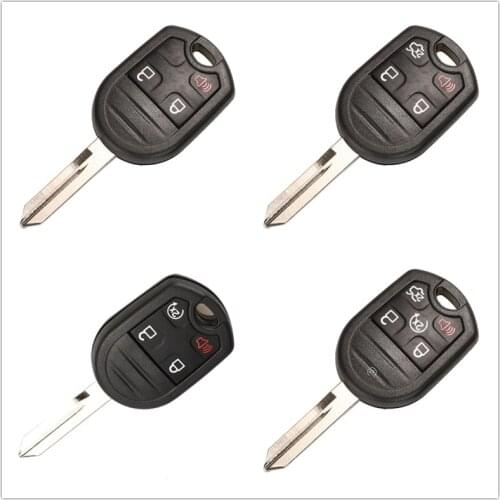 Remote Key Shell Fob Case 3 buttons 4 buttons For Ford Edge Explorer Ranger Expedition Mustang Escape Taurus Mazda Tribute