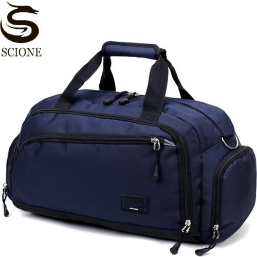 2020 Nylon Travel HandBag Male Ladies Portable Sport Bag Camping Luggage Handbag Fashion Multipurpose Waterproof Gym Bag XA1M