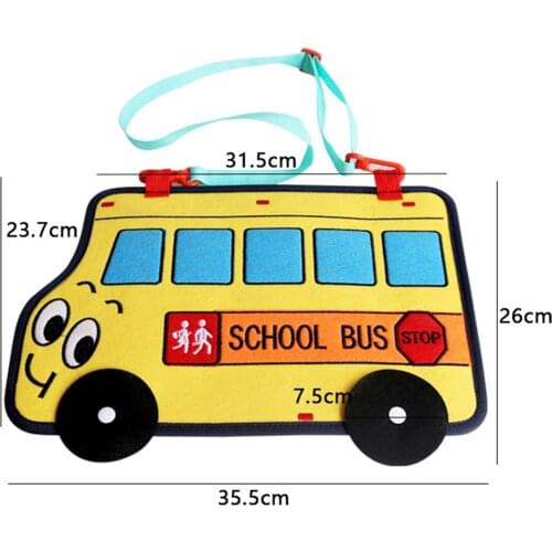Montessori Busy Boards Toys 2-5 Year Old Travel Life Skills