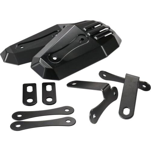 Motorcycle Adjustable Black Hand Guards Handguard Shield For Harley XL Dyna Softail Protector Deflector For Yamaha XV FZ TMAX WR