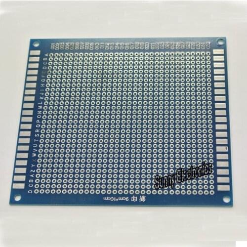 9x10 cm (3.5"x4") Single Side Prototype PCB Panel Universal Circuit Board FR-4 Glass Fiber 10pcs/lot free shipping