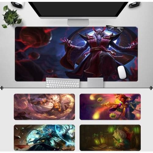 Popolar League of Legends Zilean Mouse Pad Gamer Keyboard Maus Pad Desk Mouse Mat Game Accessories For Overwatch