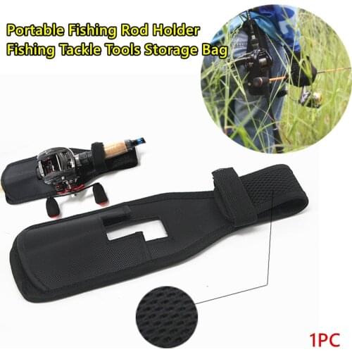 Portable Waist-mounted Lure Rod Bag Fishing Rod Universal Fishing Spare Rod Tackle Tools Storage Bag