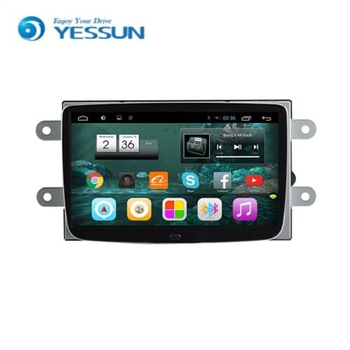 YESSUN Android Radio Car DVD Player For Renault Duster stereo radio multimedia GPS navigation with WIFI Bluetooth AM/FM