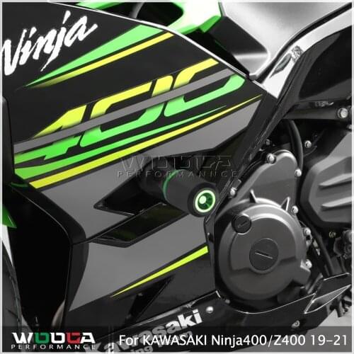 Frame Slider Fairing Guard Crash Pad Falling Protection For 2018-2021 Kawasaki Ninja400 Accessories Z400 Crash Protector