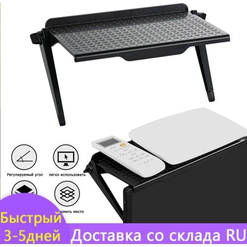 Adjustable TV Screen Top Storage Shelf Rack Holder Computer Monitor Desktop Stand TV Rack Display Shelf Storage Rack