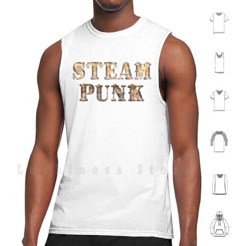Steampunk Shirt Tank Tops Vest Sleeveless Steam Steam Punk Steampunk Mechanic Mechanical