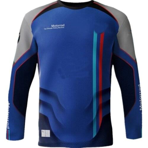 Sports Riding Bicycle Cycling Motocross Jersey Off Road Motorcycle Breathable Shirts For BMW DH XC Dirt Bike Long Sleeve Jerseys