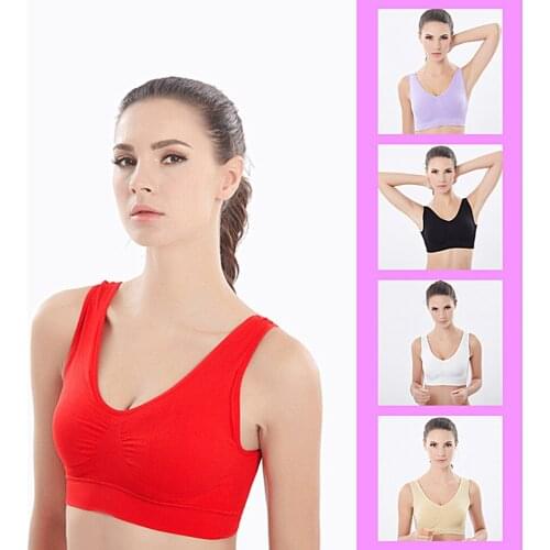 Oversized motion vest anti vibration sports bra seamless underwear without steel ring Running fitness breathable bra
