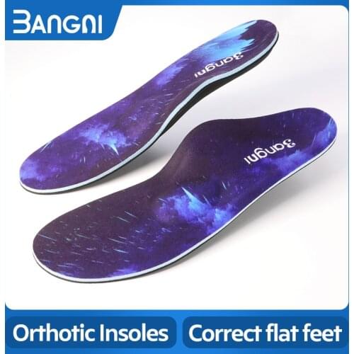 3ANGNI Plantar Fasciitis Insoles Flat Feet Orthopedic Arch Support Insoles For Shoes Insolent Padded Insoles