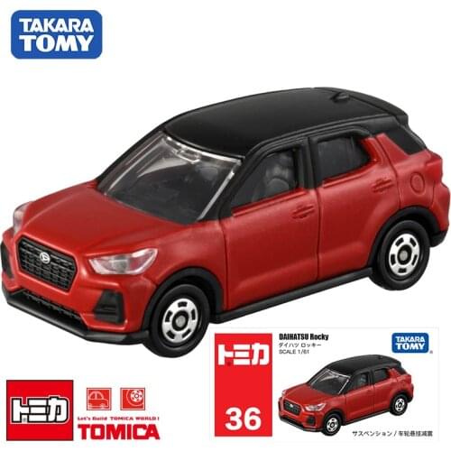 Takara Tomy Tomica 1:61 DAIHATSU ROCKY SUV Metal Diecast Vehicle Model Car Red #36