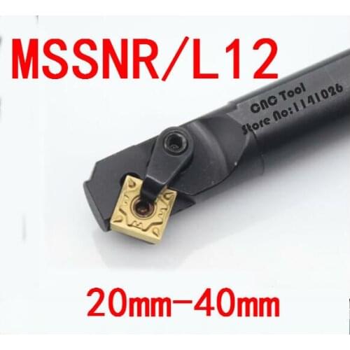 Angle 45 1PCS S20R-MSSNR12 S25S-MSSNR12 S32T-MSSNR12 S40T-MSsNR12 MSsNL12 20mm 25mm 32mm 40mm Right/Left CNC Turning Lathe tools
