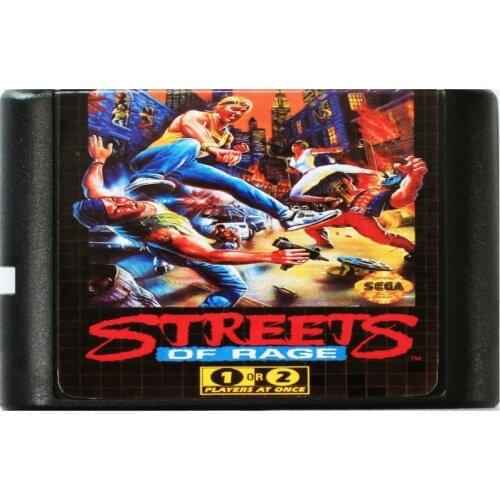 Streets Of Rage 16 bit MD Game Card For Sega Mega Drive For SEGA Genesis