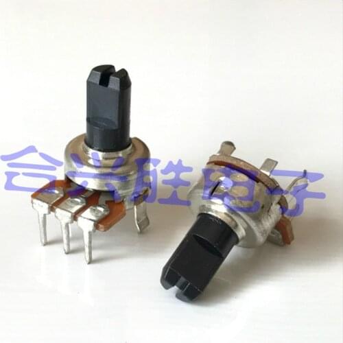 121 type rotary potentiometer A500K speaker sound volume adjustment potentiometer 3 feet half axis length 10MM
