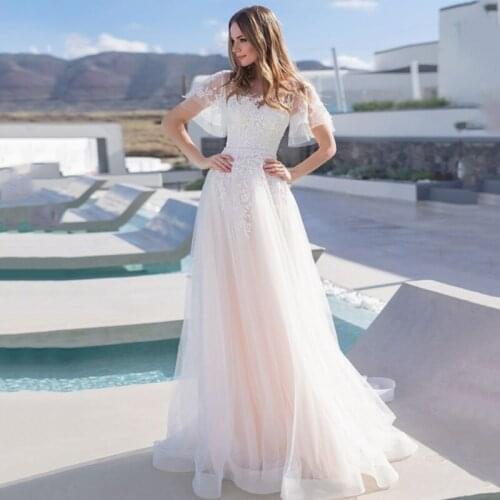 Fairy Vintage Wedding Dress Korean Bride Dresses Turkey Princess Tassel Lace Belt Beach Wedding Gowns 2021 Vestido De Casamento
