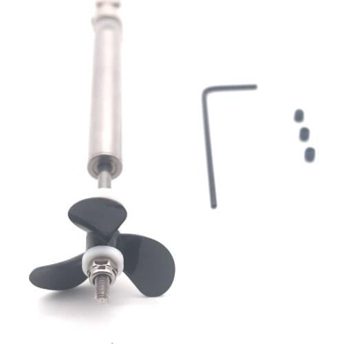 1Set 3mm Drive Shaft Kit L10/15/20/25/30cm Transmission Axle+CW CCW 32mm 35mm Nylon Three-blade Propeller for RC Boat Connector