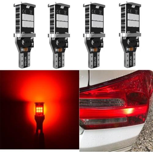 4x T15 LED Bulb W16W Canbus Car Reverse Light Back up For Hyundai Tucson Accent Azera Elantra Santa Fe Sonata Genesis Veracruz